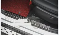 Накладки на пороги в салон Мерседес GLK X204, нержавейка