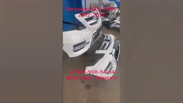 Бампер передний всборе Mercedes GLK X204 2012-2015 решетка радиатора молдинг накладка ПТФ Туманка